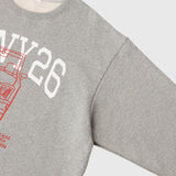 ¥Art Print Crewneck Sweatshirt「博物館の車」Ryoya Akaike