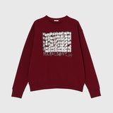 ¥Art Print Crewneck Sweatshirt「タイトル不明」Momoko Nakagawa