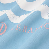 ¥Art Print Crewneck Sweatshirt「red brush1-mm2025」marina