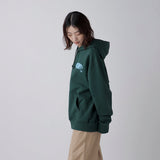¥Art Print Hoodie「red calligraphy1-mm2025」marina