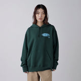 ¥Art Print Hoodie「red calligraphy1-mm2025」marina