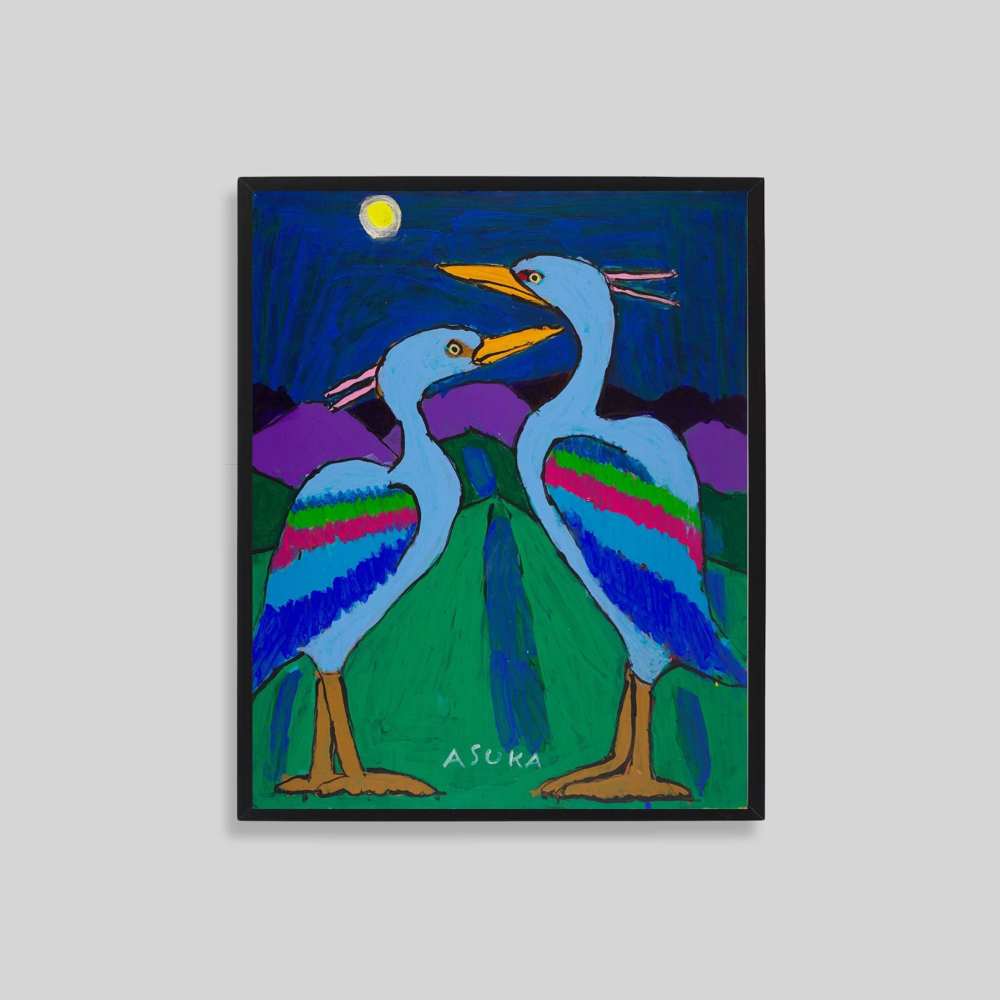アオサギ」原画作品 – HERALBONY