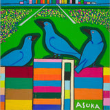 ¥「都会のカラス」原画作品Asuka Tazaki