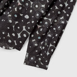 ¥デザインシャツ(フライフロント)ブラックB「(無題)(丸)」Sanae Sasaki