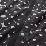 ¥デザインシャツ(フライフロント)ブラックB「(無題)(丸)」Sanae Sasaki