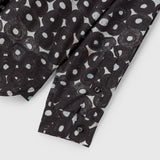 ¥デザインシャツ(ショルダー切替)ブラックB「(無題)(丸)」Sanae Sasaki