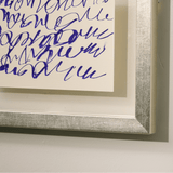 ¥「blue calligraphy1 - mm2025」原画作品marina