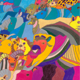 ¥「サバンナに生きる」原画作品Daisuke Shibuta
