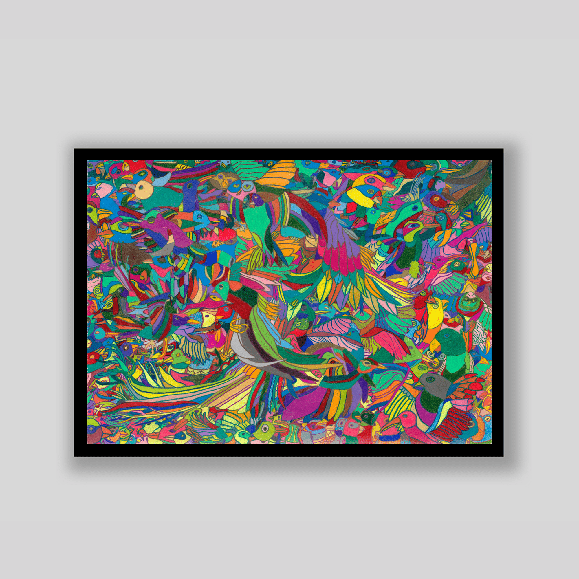 絵画展入賞作品】深海のdeus/ キャンバス 46×38㎝ F8 原画1点