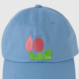¥EMBROIDERY ART CAP(キッズ)「チューリップ」Masahiro Fukui