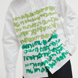 ¥レギュラーカラーシャツ「green brush - mm2025」marina