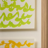 ¥「green brush1 - mm2025」「yellow brush1 - mm2025」原画作品marina