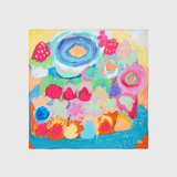 ¥シルク混バンダナ「ケーキでhappy」Taisuke Kinugasa