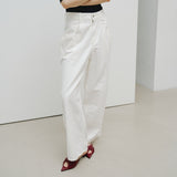 ¥デニムパンツ(ホワイト)「heart - mm2024」marina