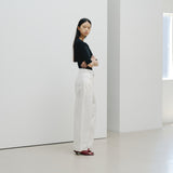 ¥デニムパンツ(ホワイト)「heart - mm2024」marina