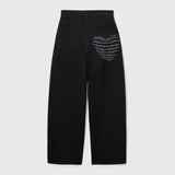 ¥デニムパンツ(ブラック)「heart - mm2024」marina