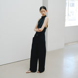 ¥デニムパンツ(ブラック)「heart - mm2024」marina