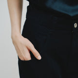 ¥デニムパンツ(ブラック)「heart - mm2024」marina