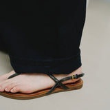 ¥デニムパンツ(ブラック)「heart - mm2024」marina