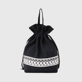 ¥【HEART】Drawstring bag BlackHERALBONY