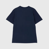 ¥【HEART】Logo T-Shirt Horizontal Triple Heart NavyHERALBONY
