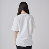 ¥【HEART】Logo T-Shirt Vertical Triple Heart WhiteHERALBONY