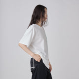 ¥【HEART】Logo T-Shirt Vertical Triple Heart WhiteHERALBONY