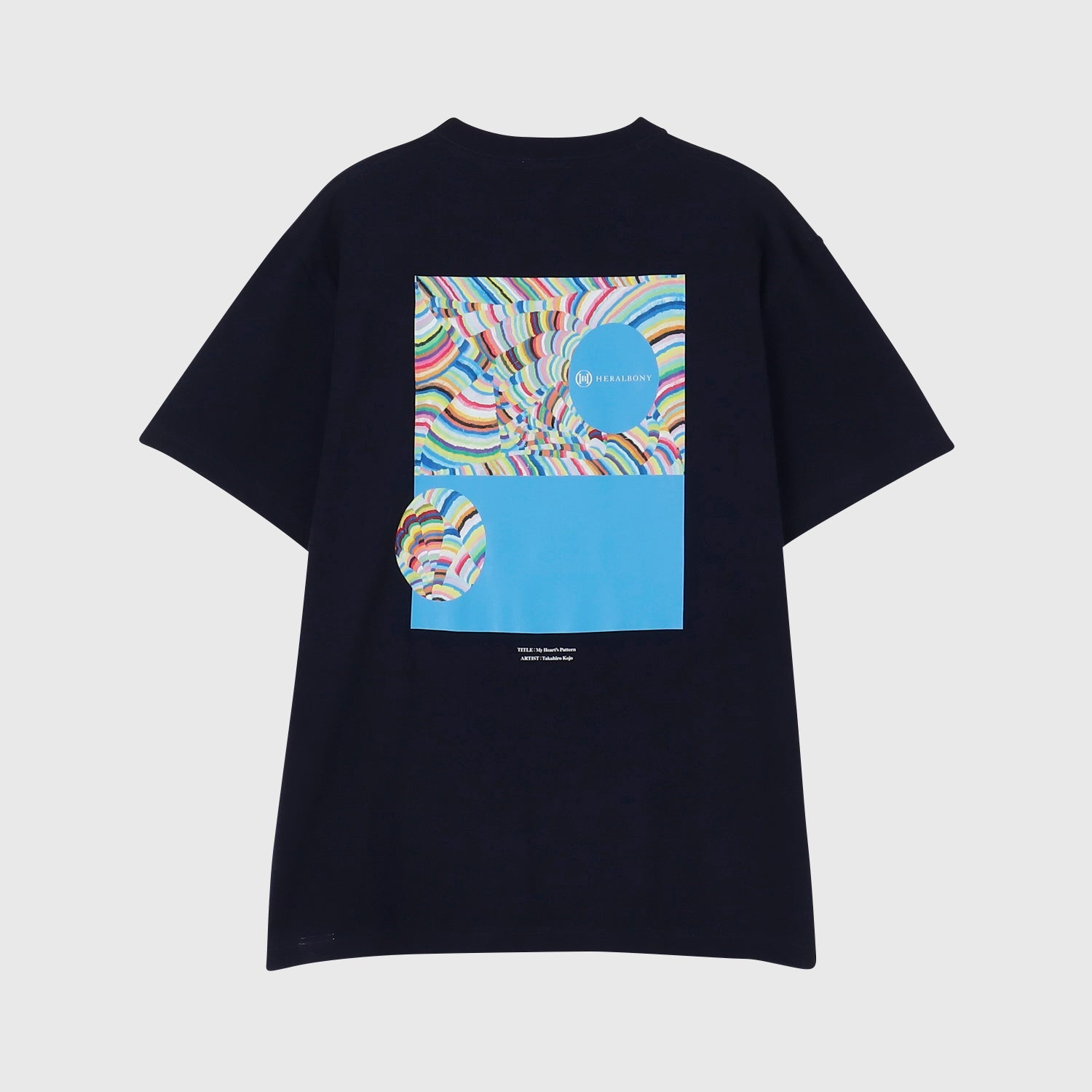 HERALBONY ART T「ぼくのこころもよう3」ネイビー