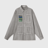 ¥HERALBONY ISAIシャツ(ライトグレー)/ アートピース1枚付きHERALBONY