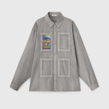 ¥HERALBONY ISAIシャツ(ライトグレー)/ アートピース1枚付きHERALBONY