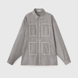 ¥HERALBONY ISAIシャツ(ライトグレー)/ アートピース1枚付きHERALBONY