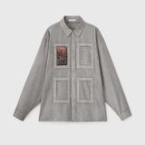 ¥HERALBONY ISAIシャツ(ライトグレー)/ アートピース1枚付きHERALBONY