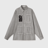 ¥HERALBONY ISAIシャツ(ライトグレー)/ アートピース1枚付きHERALBONY