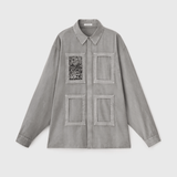 ¥HERALBONY ISAIシャツ(ライトグレー)/ アートピース1枚付きHERALBONY