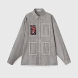 ¥HERALBONY ISAIシャツ(ライトグレー)/ アートピース1枚付きHERALBONY