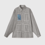 ¥HERALBONY ISAIシャツ(ライトグレー)/ アートピース1枚付きHERALBONY