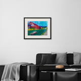 ¥「小樽運河」原画作品Hiroshi Yoshida