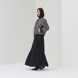 ¥【店舗先行販売】ジャカードスタンドブルゾン 「モノクロの世界」Kaede Wajima