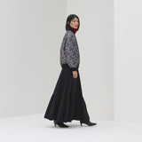 ¥【店舗先行販売】ジャカードスタンドブルゾン 「モノクロの世界」Kaede Wajima