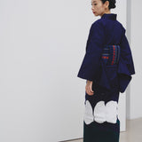 ¥手染め浴衣(レディース)「ホタルブクロ」Masahiro Fukui