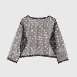 ¥チュールトップス「(無題)(丸)」Sanae Sasaki