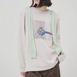 ¥ライトウェイトスウェット「街の花」isou.sin