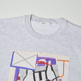 ¥レギュラーフィットクループルオーバー「みつけて」Nozomi Fujita