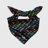 ¥シルク混バンダナ「ウゴケ!サンカク」fuco: