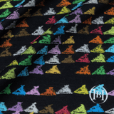 ¥シルク混バンダナ「ウゴケ!サンカク」fuco: