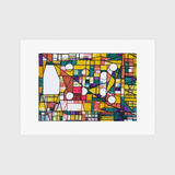 ¥インテリアアート「(無題)(家)」Kiyoshi Yaegashi