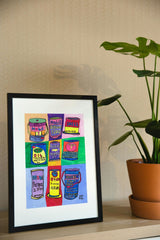 ¥インテリアアート「好きなオイル缶」Ryoya Akaike