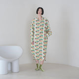 ¥シャツワンピース「けしき」Yoshie Hashimoto