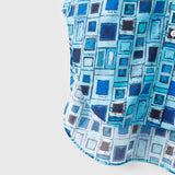 ¥シャツワンピース「青い窓」Kaoru Iga