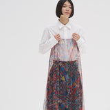 ¥チュールワンピース「おりがみ」Michiyo Yaegashi